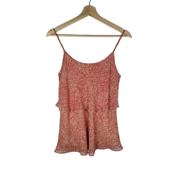 Cabi Printed Tiered Spaghetti Strap Blouse XS - Picture 1 of 6